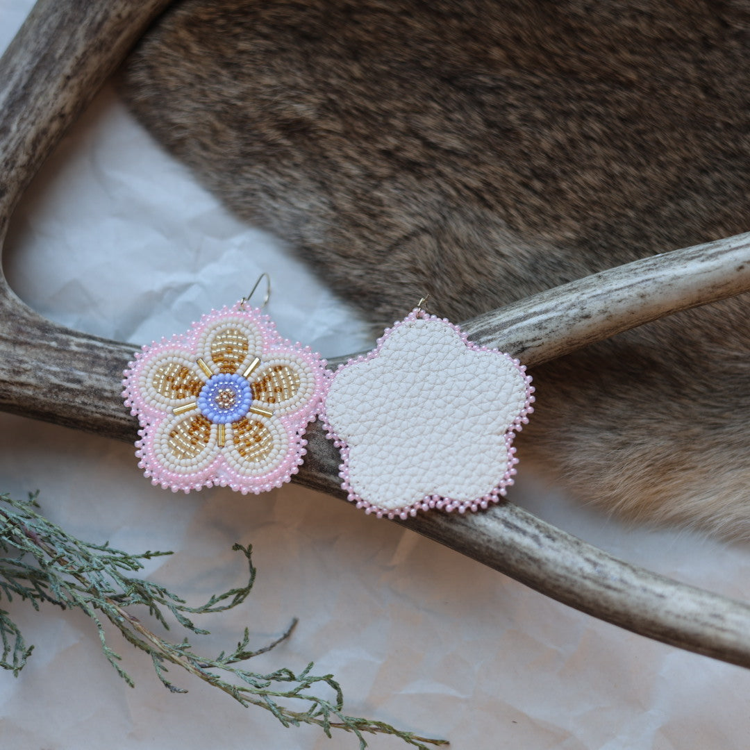 Keegan W. Five Petal Flower Earrings