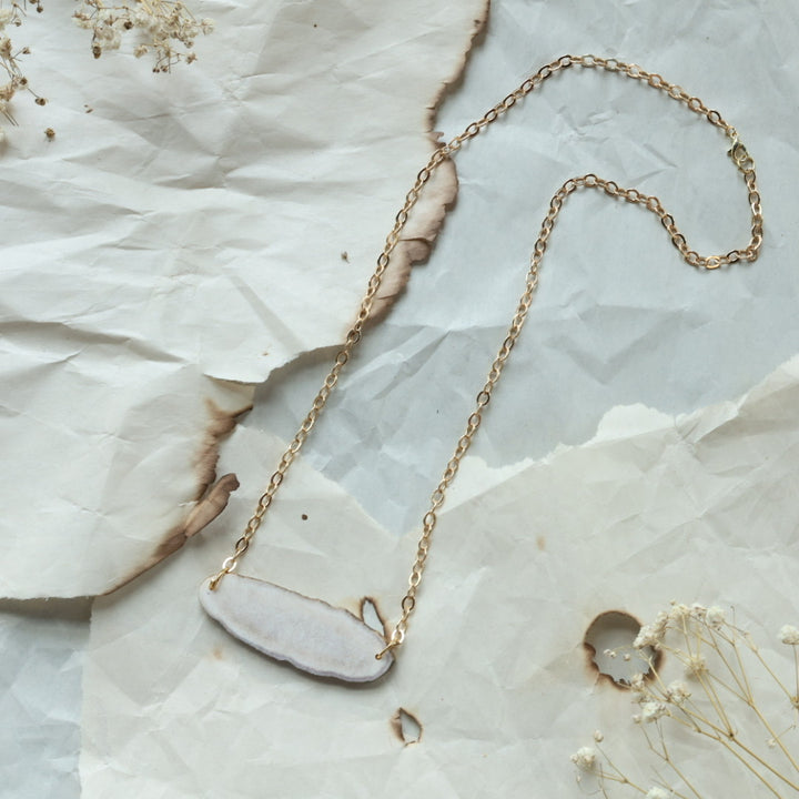 TLee Beads Delicate Antler Necklace