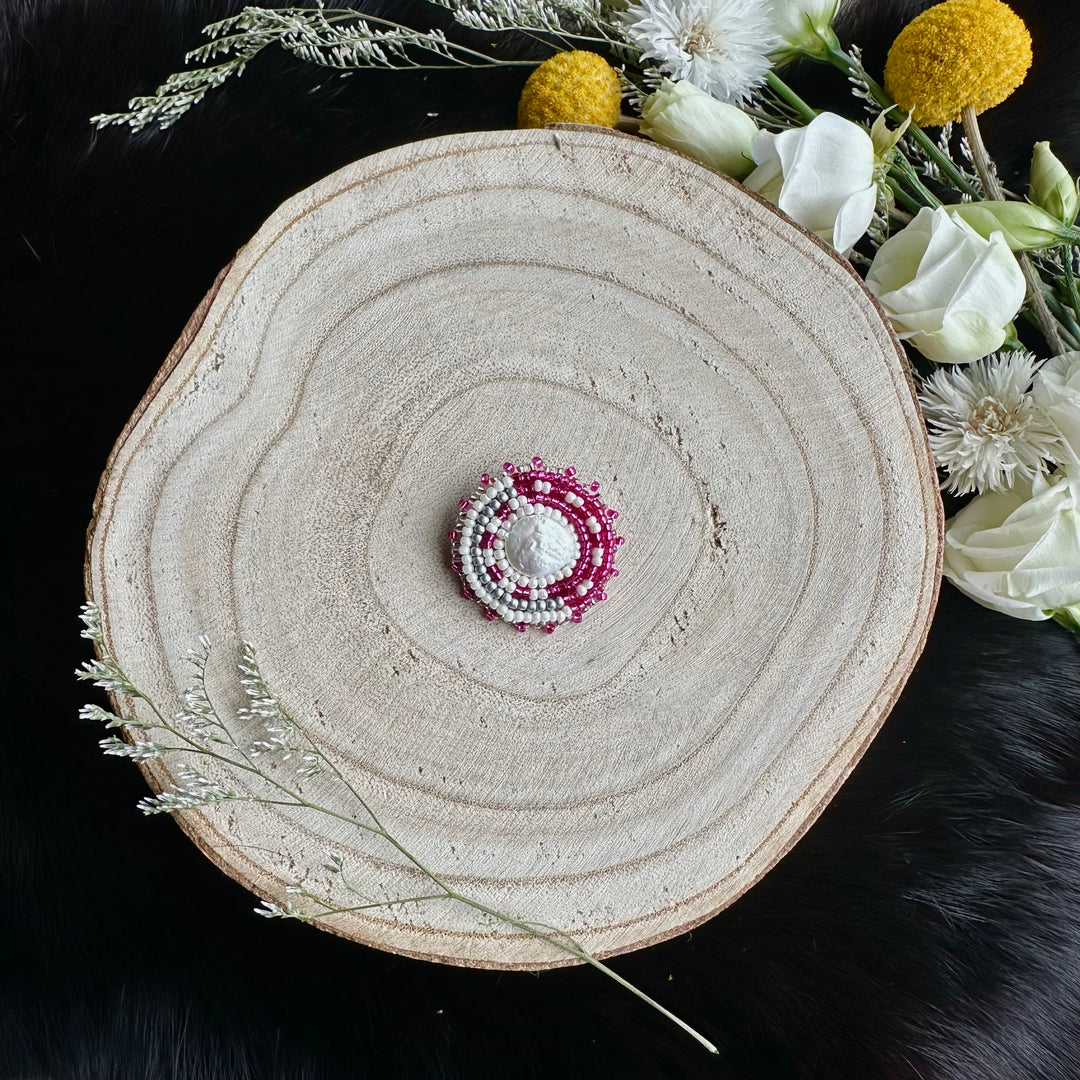 Ironstar Co. Mother of Pearl Beaded Pins