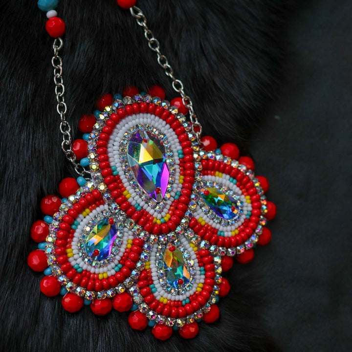 Helen Oro Designs Red & Turquoise Set