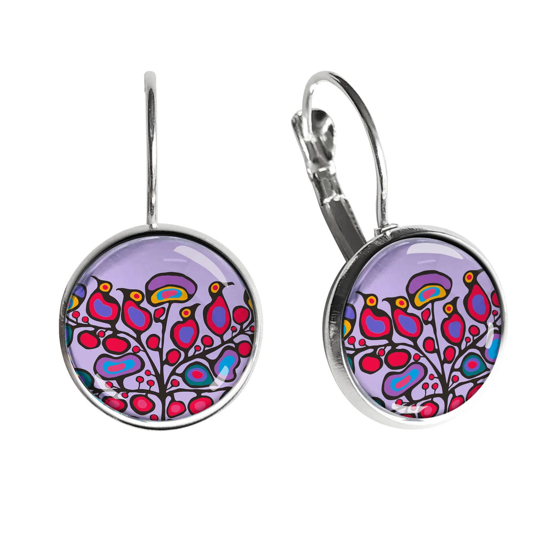 Oscardo Woodland Floral Dome Earrings