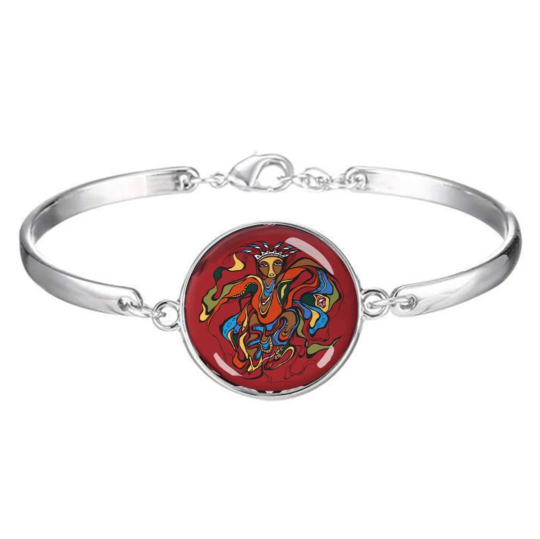 Oscardo Pow Wow Dancer Dome Bracelet