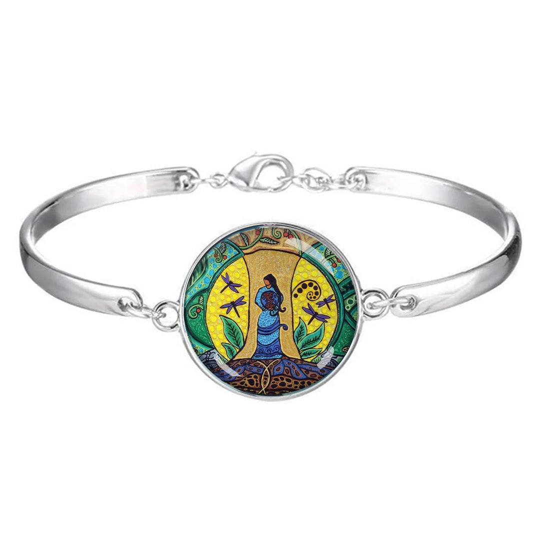 Oscardo Strong Earth Woman Dome Bracelet