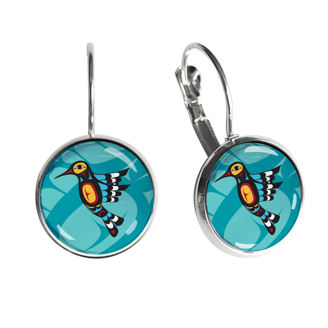 Oscardo Hummingbird Dome Earrings