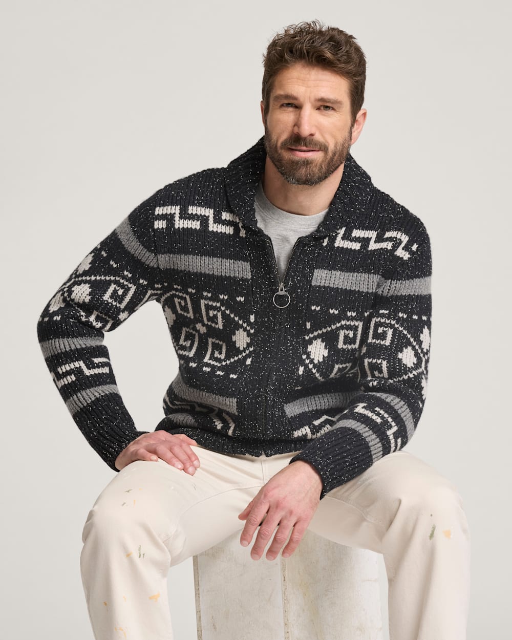 Pendleton Men's Westerley Donegal Lambswool Cardigan