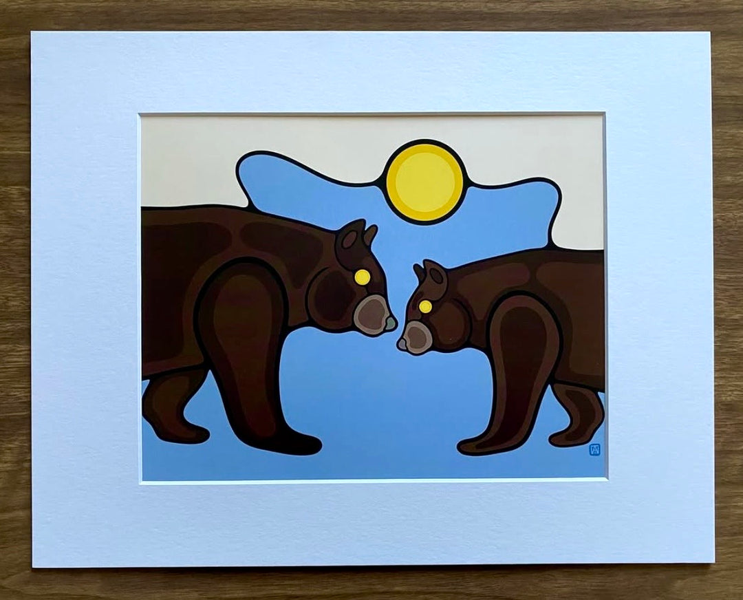 J. Wapiskisiw Motherhood Matted Print