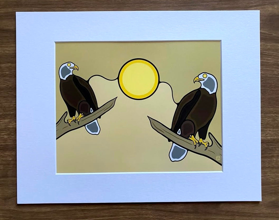 J. Wapiskisiw Sacred Matted Print