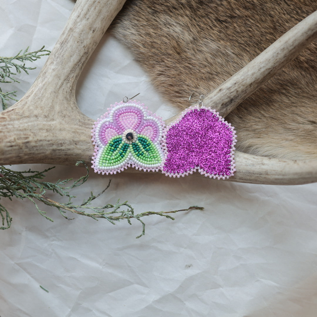 Keegan W. Three Petal Floral Earrings