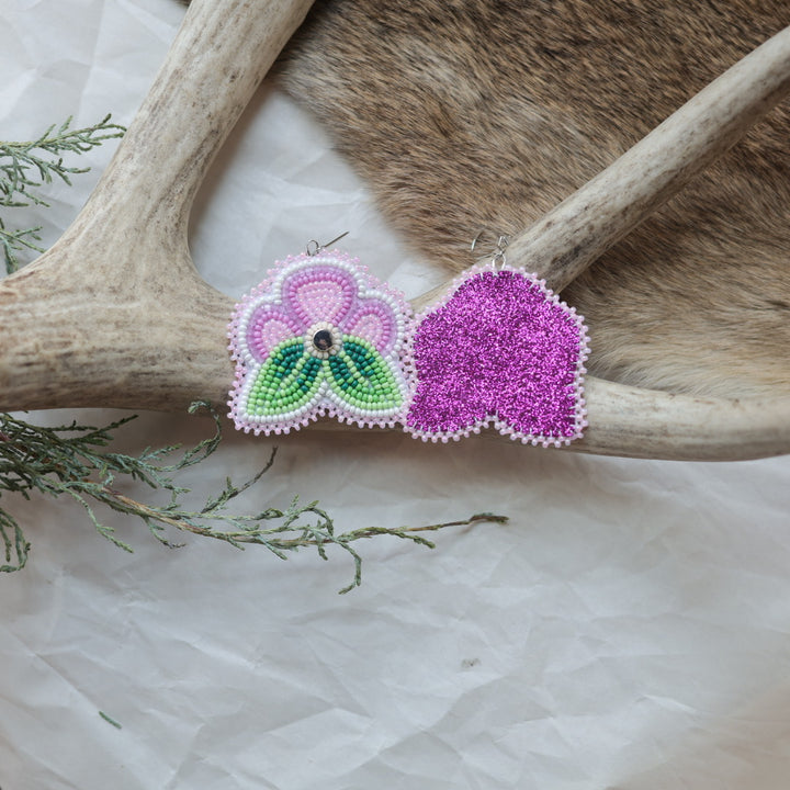 Keegan W. Three Petal Floral Earrings