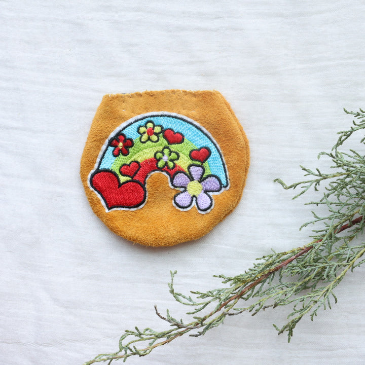 Ellen M. Embroidered Coin Purse