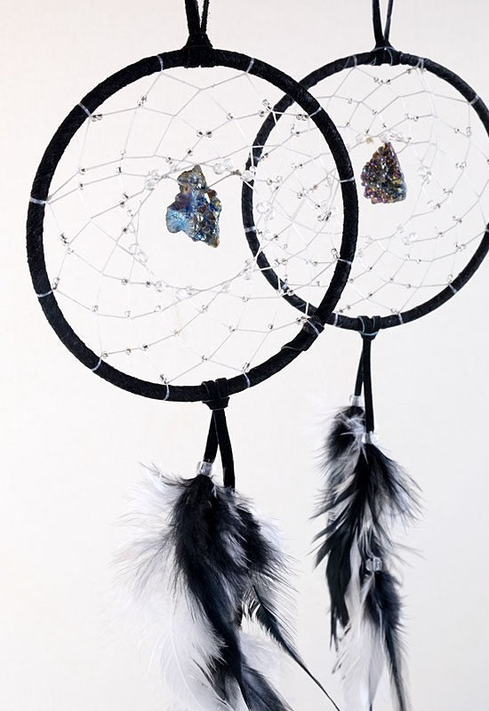 Monague 4" Druzy Crystal Dreamcatcher