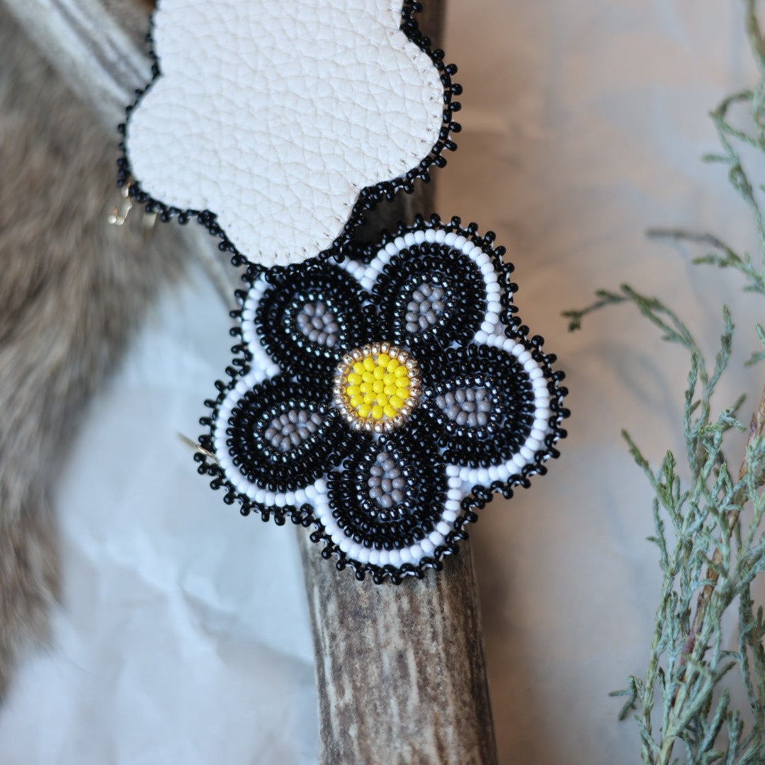 Keegan W. Five Petal Flower Earrings