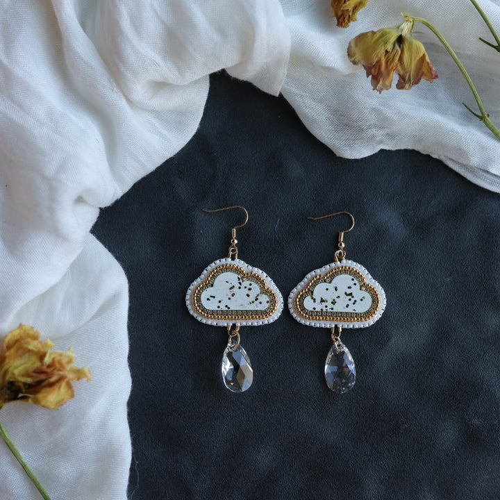 Beth Rose Designs Swarovski Raincloud Earrings