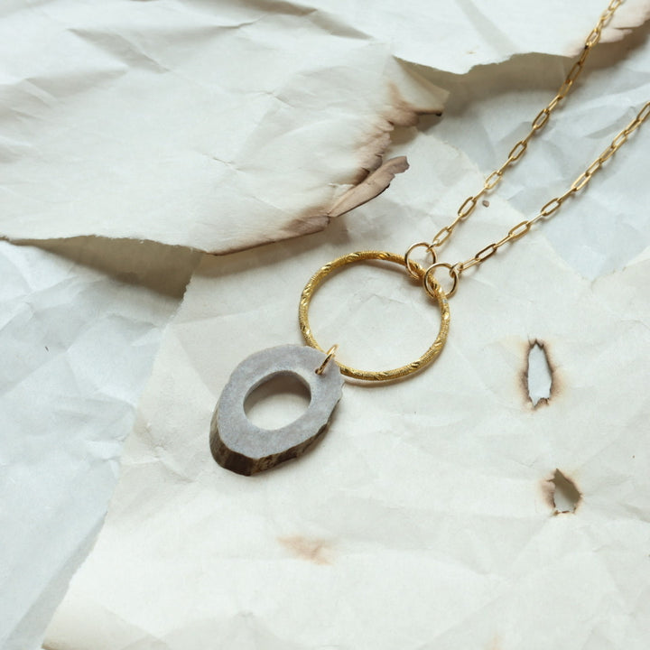 TLee Beads Delicate Antler Necklace