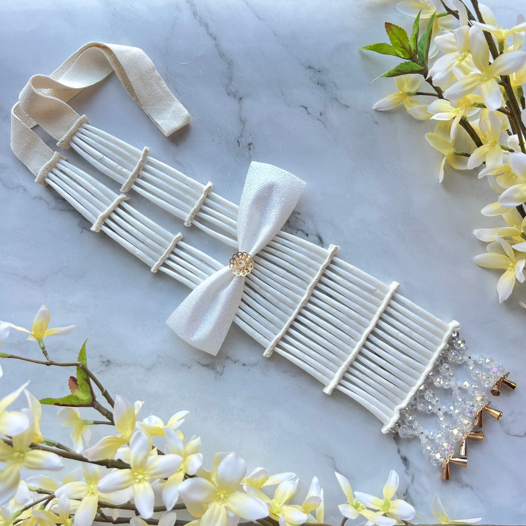 Dentaliums By Dionne Stacked Dentalium Necklace & Earring Set