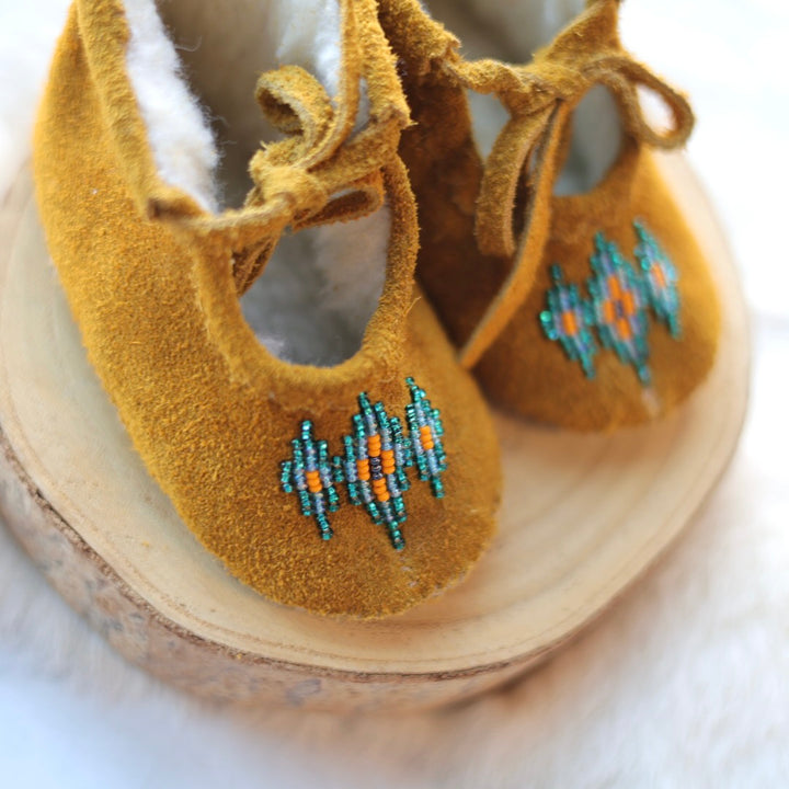 T. Sullivan Toddler Teal Diamond Trio Ballerina Slipper