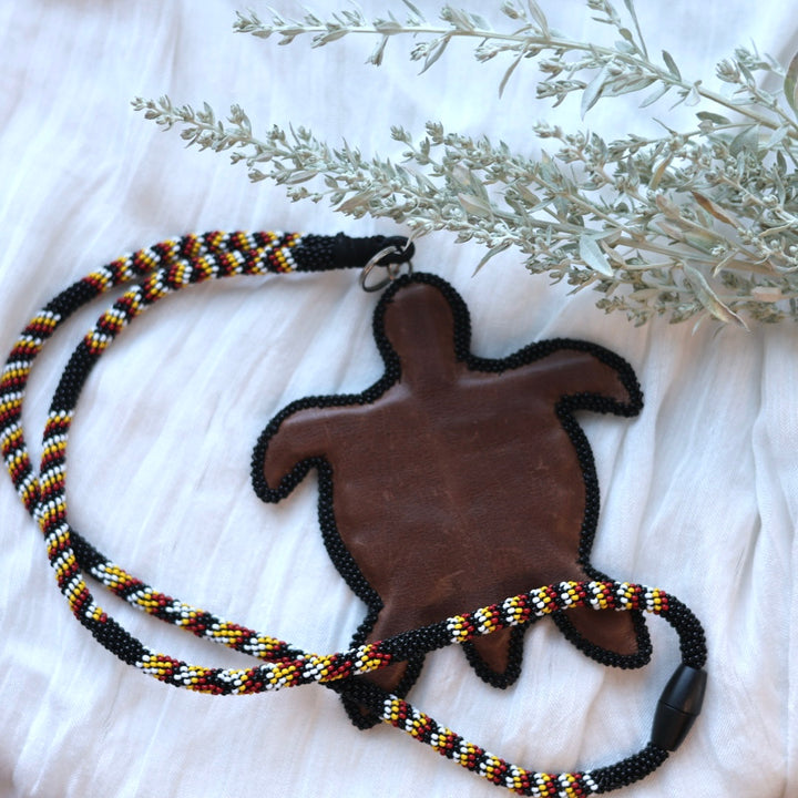 Prairie Beads Medicine Turtle Beaded Medallion
