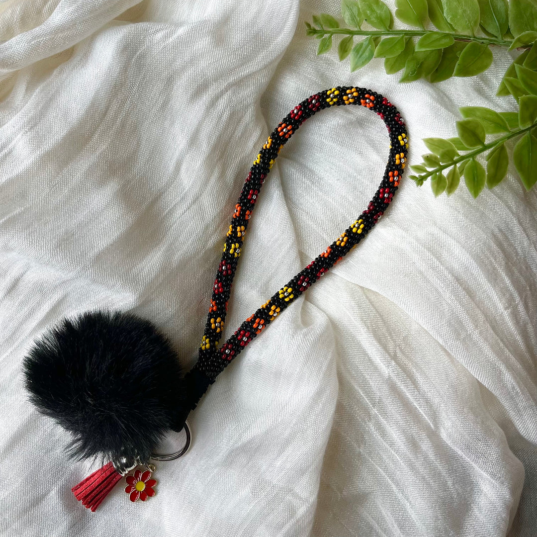 Prairie Beads 22cm Peyote Wrist Lanyard