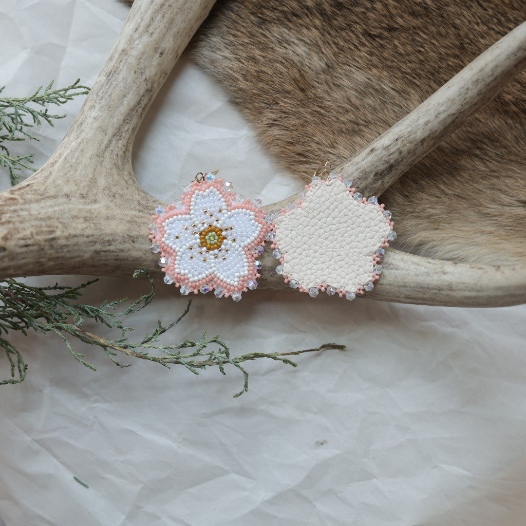 Keegan W. Five Petal Floral Earrings