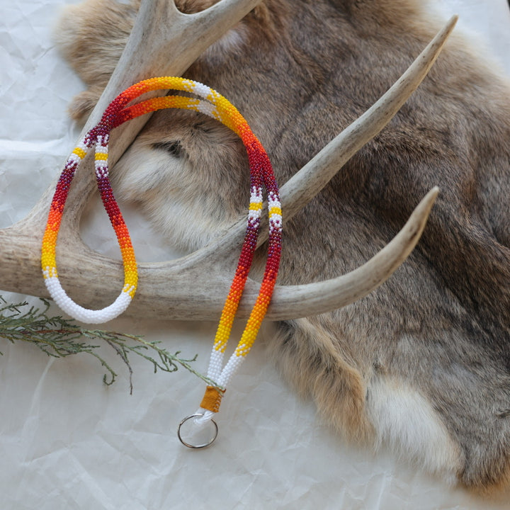 Keegan W. Beaded Neck Lanyards