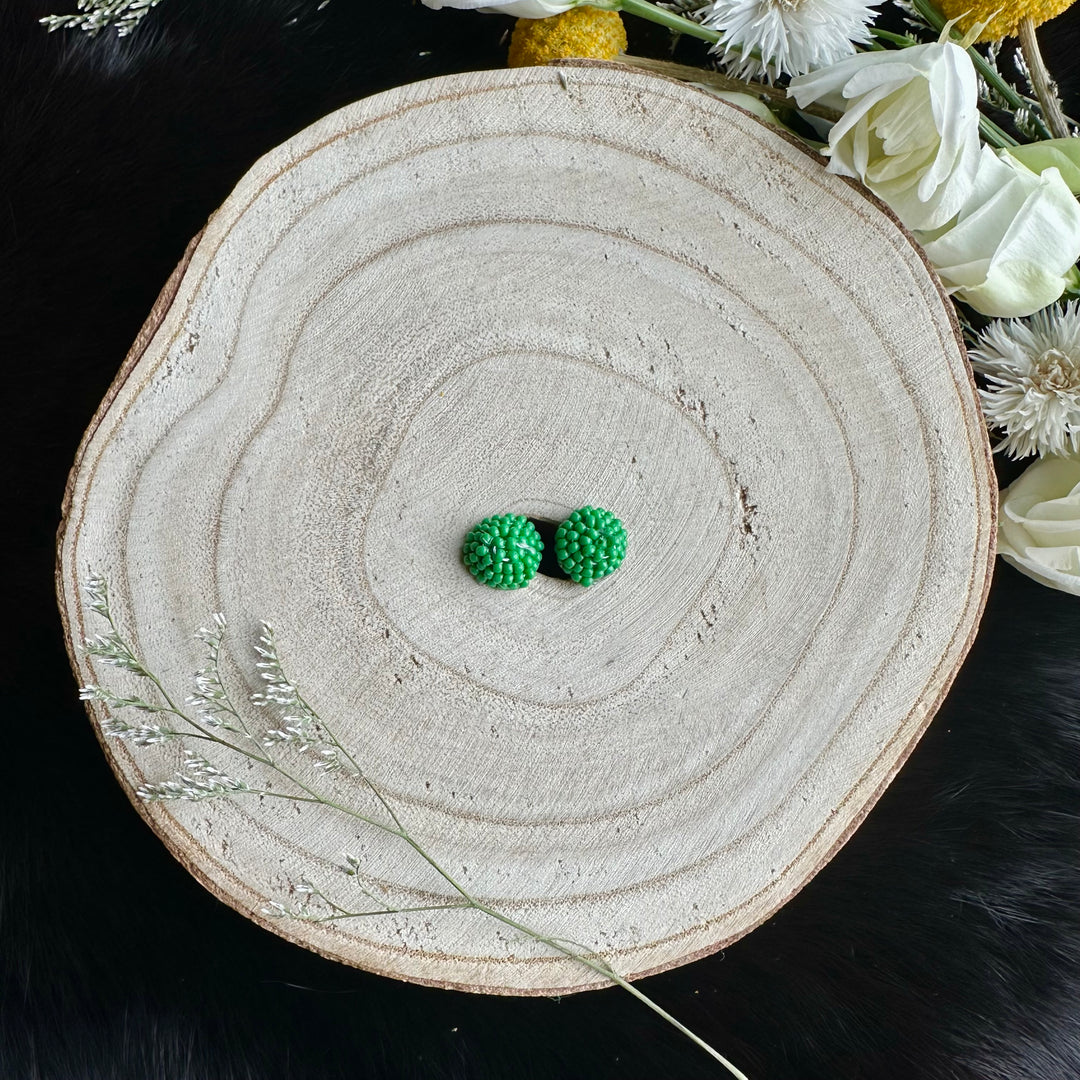 Ironstar Co. Petite Beaded Stud Earrings