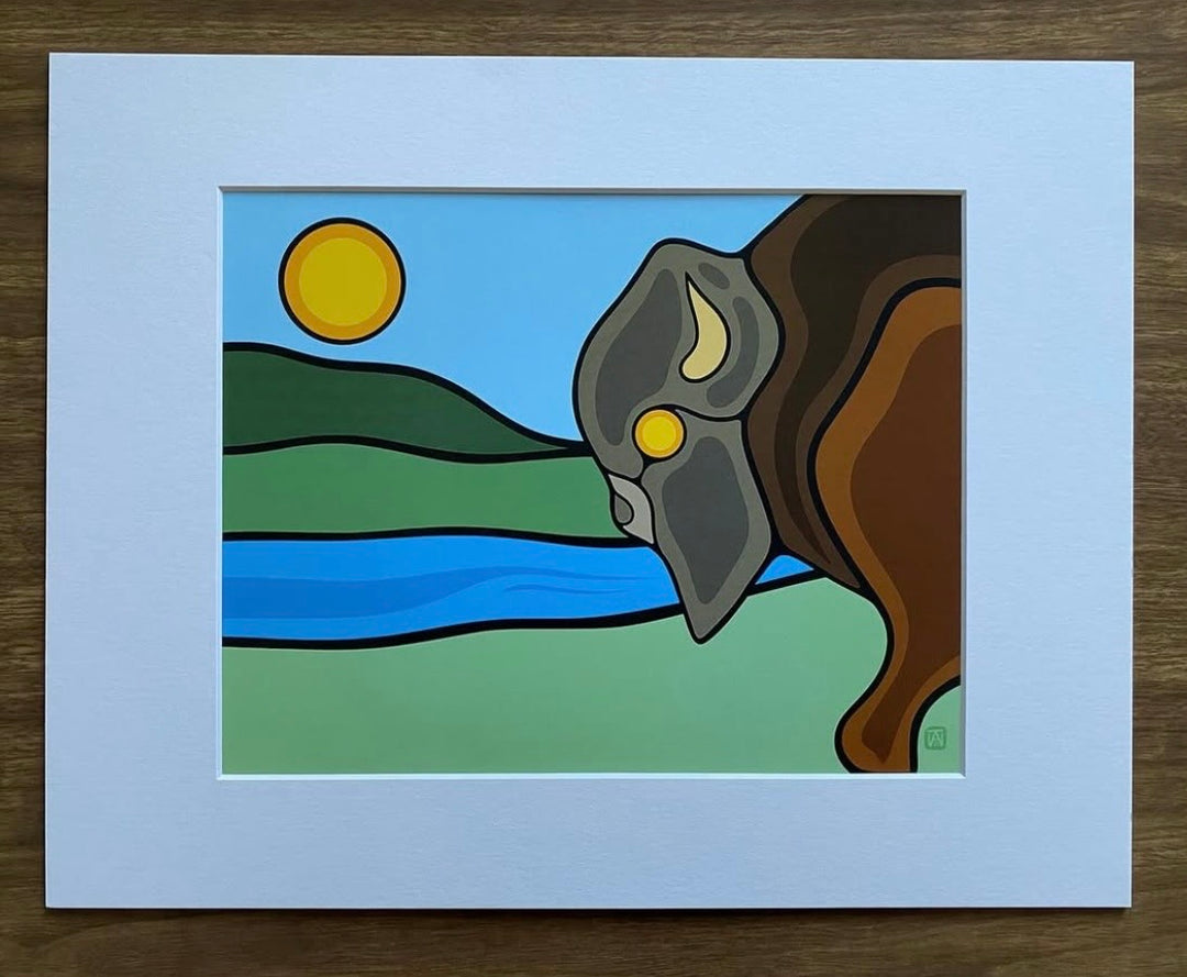 J. Wapiskisiw Provides Matted Print