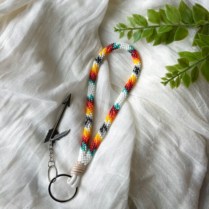 Prairie Beads 22cm Peyote Wrist Lanyard
