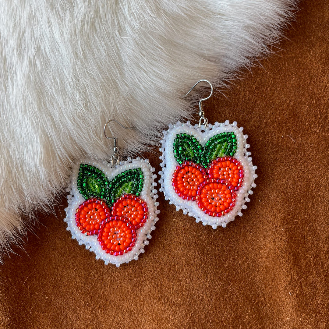 Justine B. Cloudberry Beaded Earrings