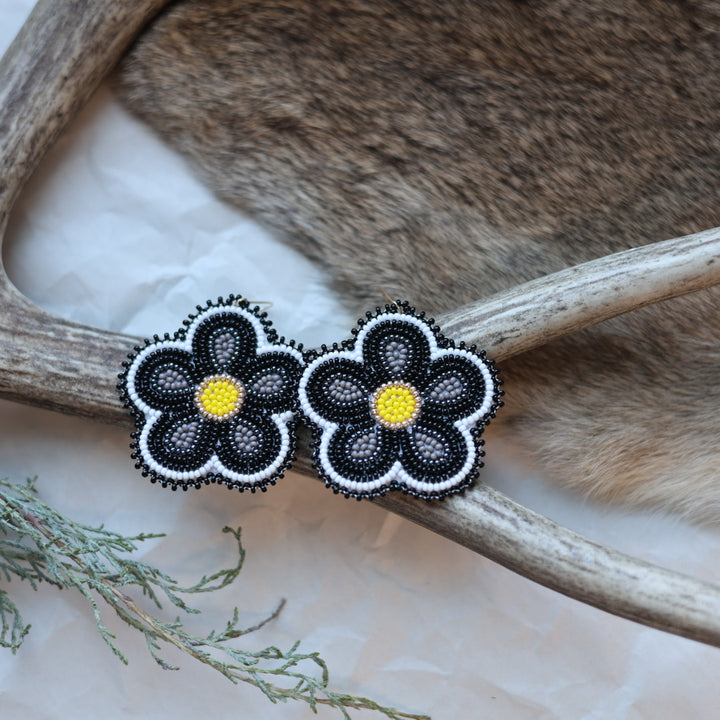 Keegan W. Five Petal Flower Earrings