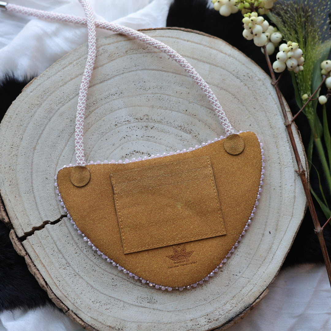 Ironstar Co. Light Pink Floral Beaded Medallion