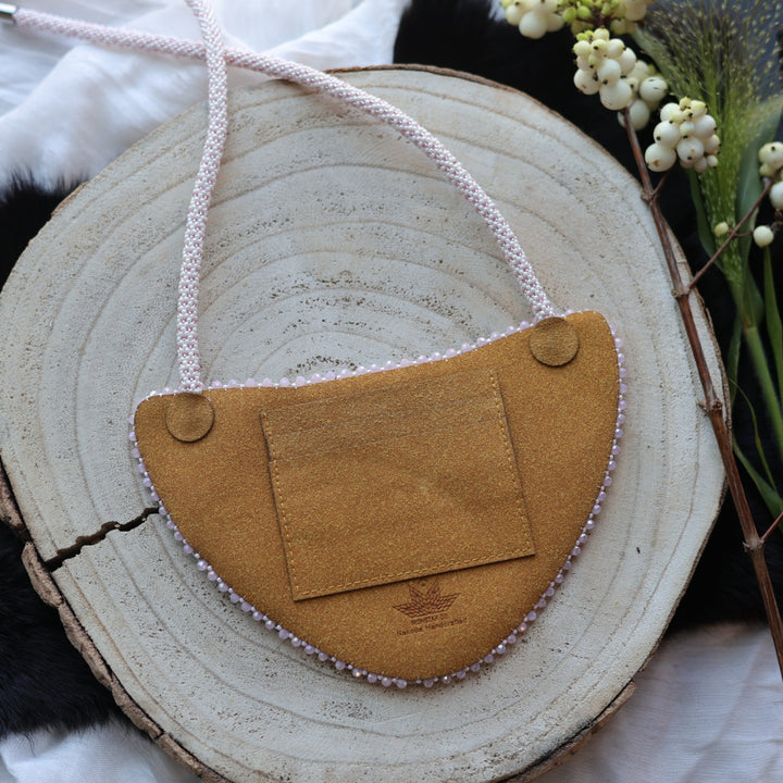 Ironstar Co. Light Pink Floral Beaded Medallion