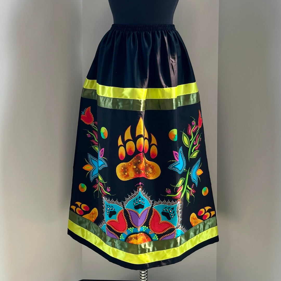 Margaret R. Bear Paw Ribbon Skirt