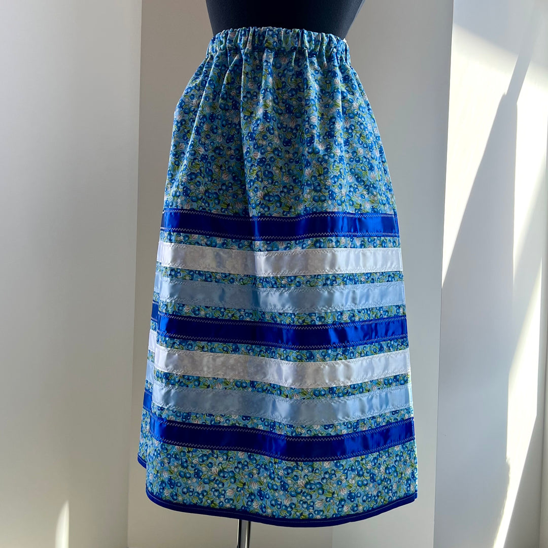 Vi's CREE-ations Blueberry Ribbon Skirt