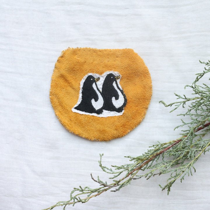 Ellen M. Embroidered Coin Purse