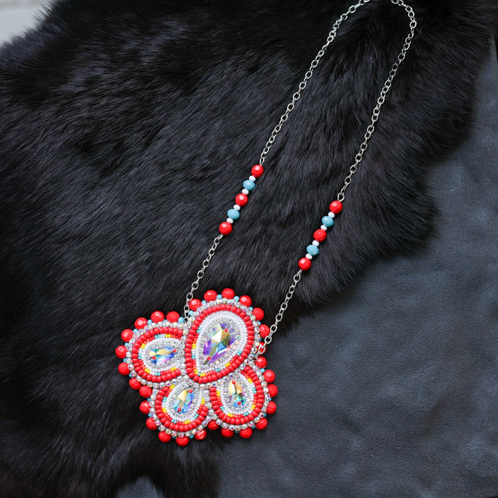 Helen Oro Designs Red & Turquoise Set