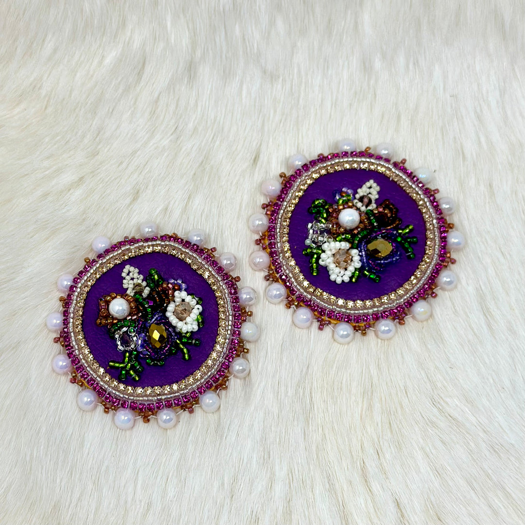 Mercedes G. Purple Bouquet Set