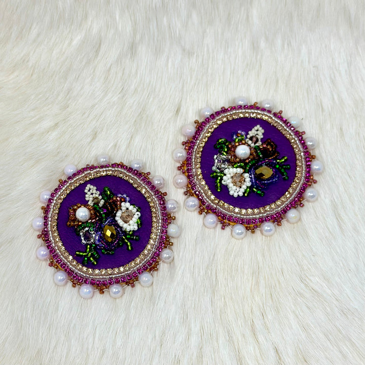 Mercedes G. Purple Bouquet Set