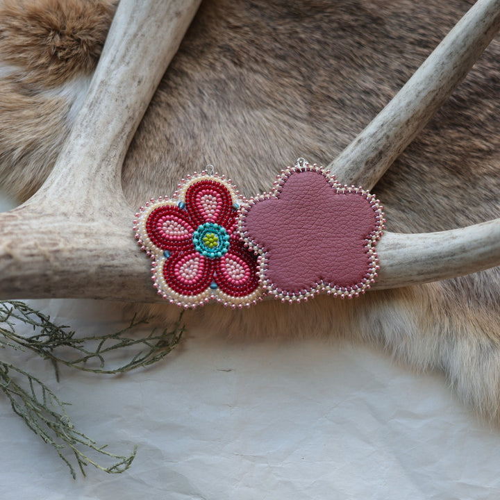 Keegan W. Triple Wrap Necklace & Bright Floral Earrings