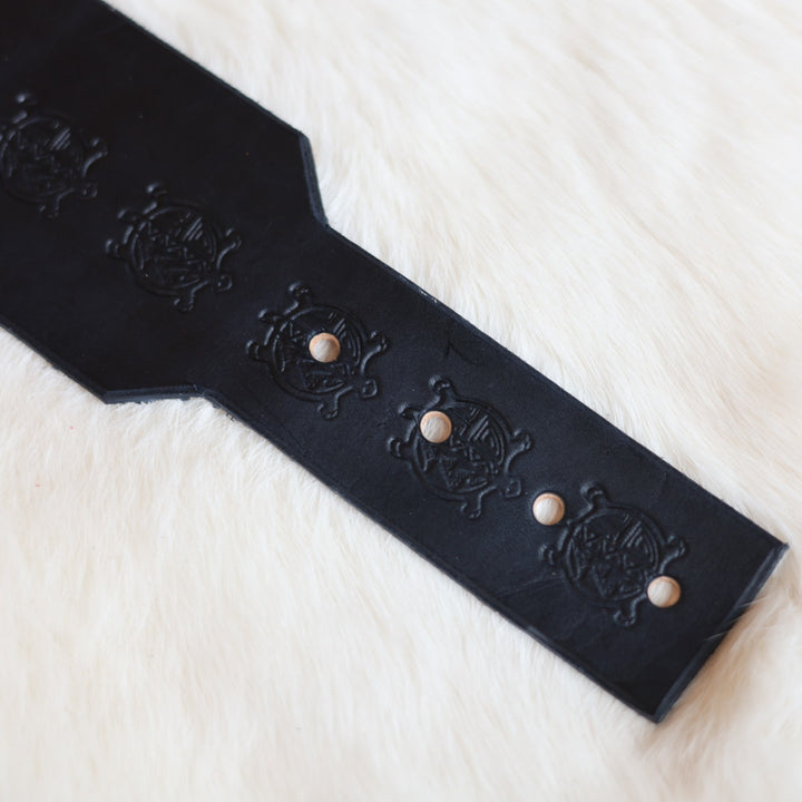 Iskotew Pahkekin Everyday 32" Turtle Stamped Leather Belt