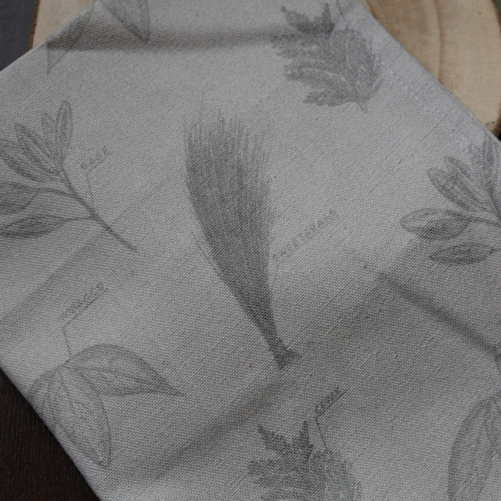 Roots and Patterns Our Medicines Grey Tea Towel