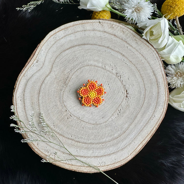 Ironstar Co. Petite Beaded Floral Pins