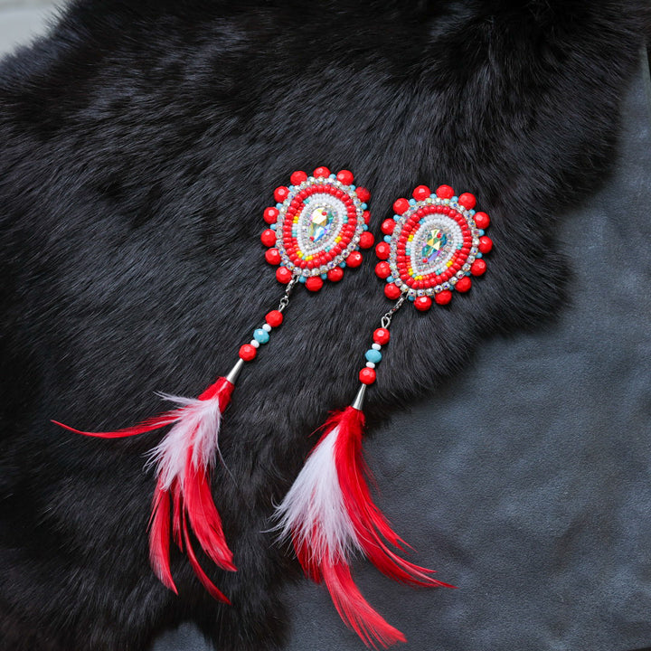 Helen Oro Designs Red & Turquoise Set