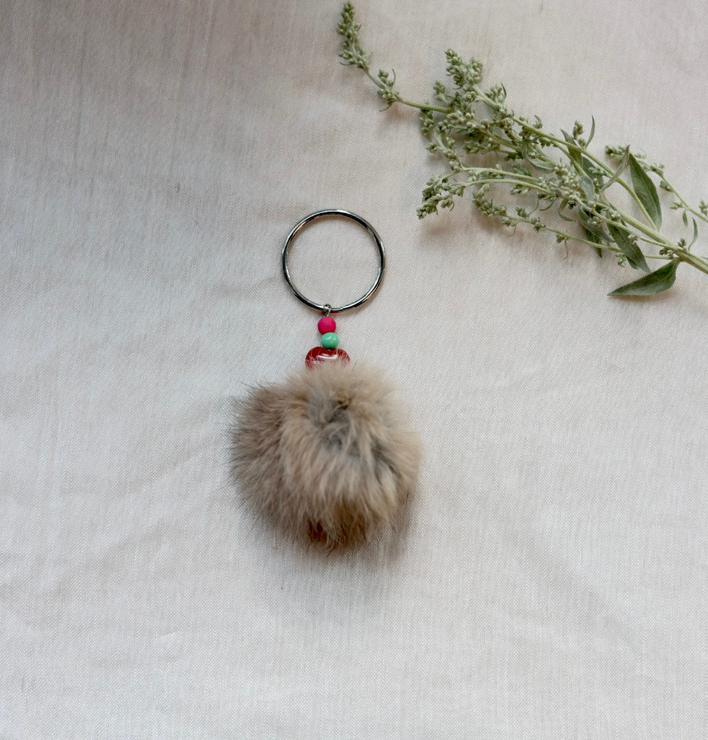 Helen H. Fur Keychains Assorted