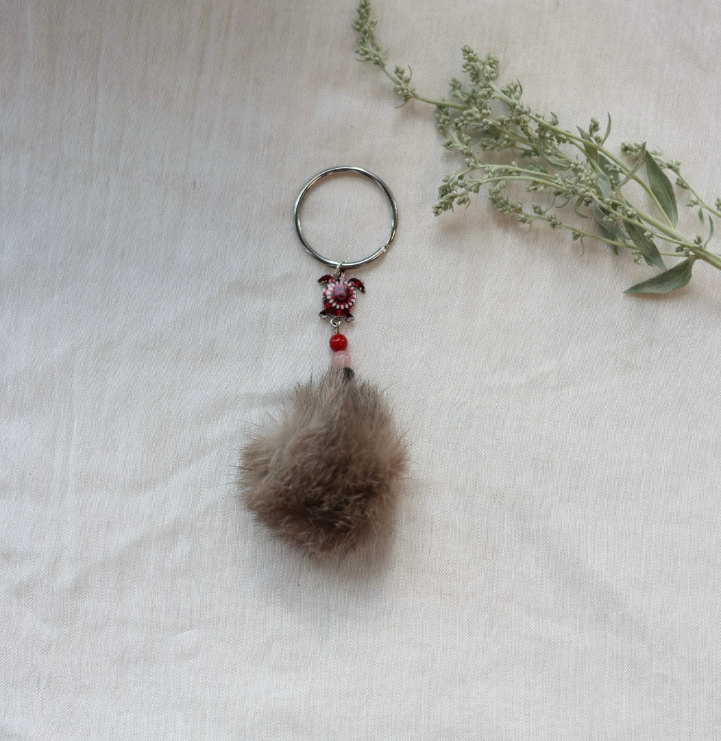 Helen H. Fur Keychains Assorted