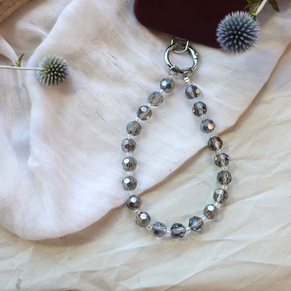 Beaded Blends Charcoal Beaded Phone Charms