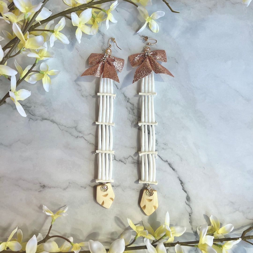 Dentaliums By Dionne 4-Tier Earrings