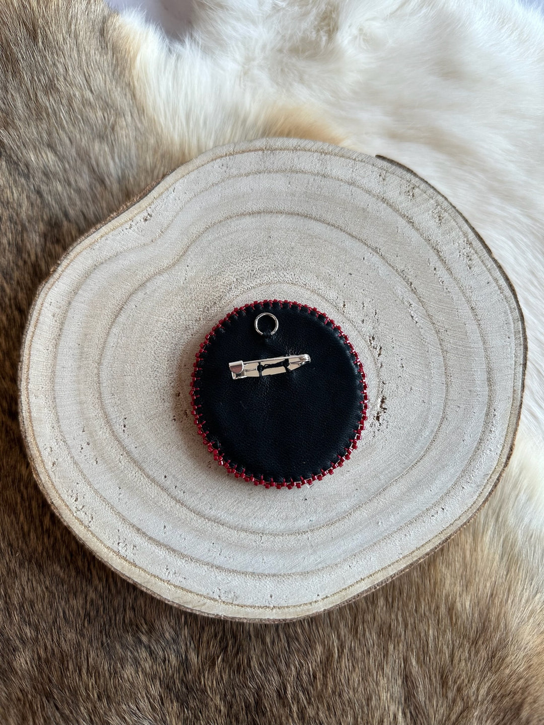 Beth Rose Designs Hybrid Burgundy Pin