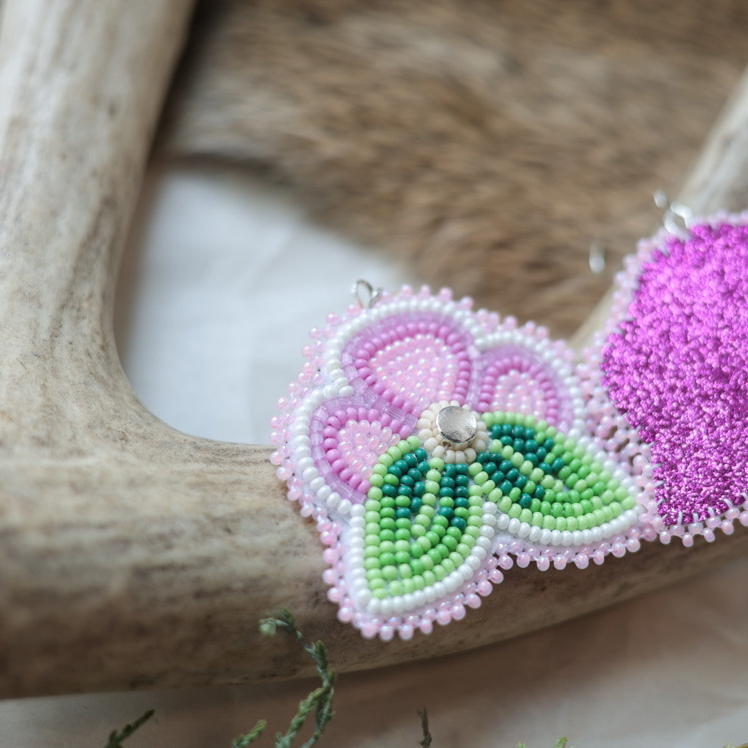 Keegan W. Three Petal Floral Earrings