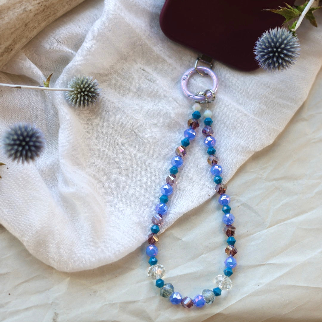 Beaded Blends Blue Beaded Phone Charms