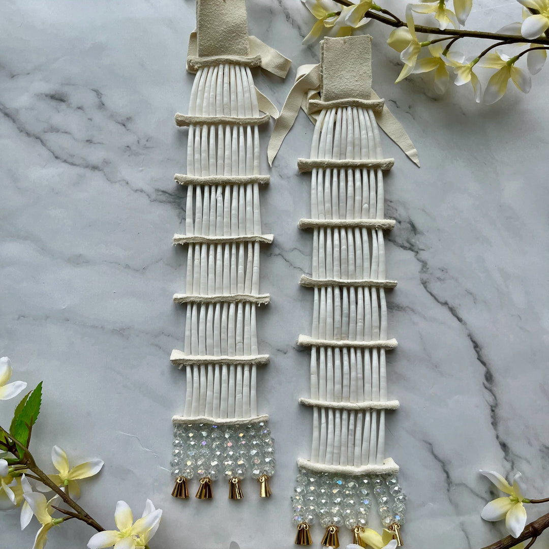 Dentaliums By Dionne Stacked Dentalium Hair Ties